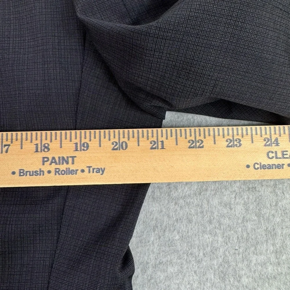 Tallia Suit Mens 40 Regular Gray Check Wool Slim Fit Pants 34x36 New $700